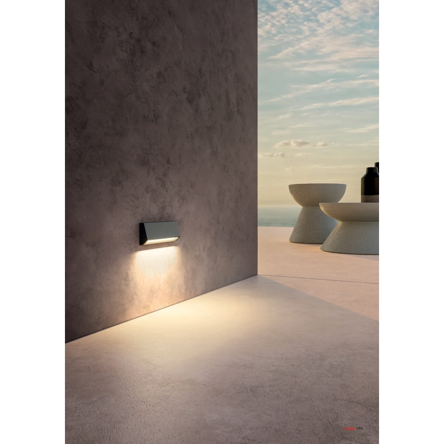 Redo 90679 - Ulko-opastusvalaisin ANDER LED/3W/230V 3000K IP65 antrasiitti