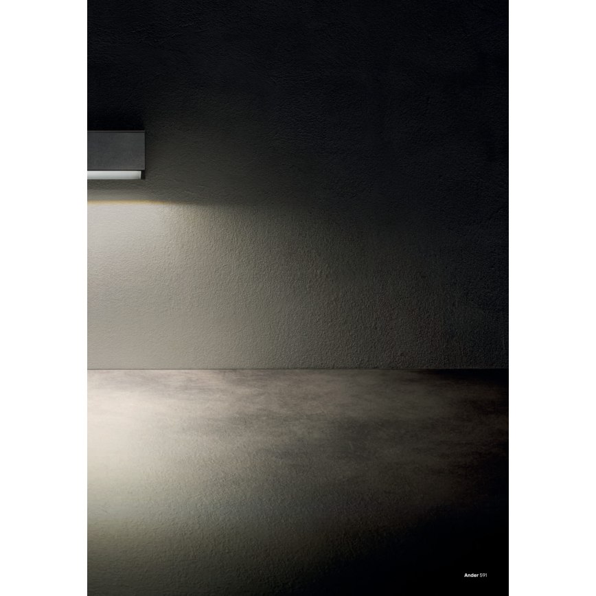 Redo 90680 - Ulko-opastevalaisin ANDER LED/4W/230V 3000K IP65 antrasiitti