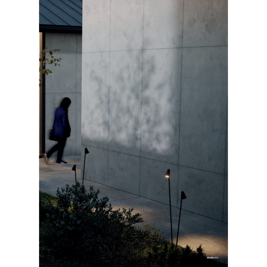 Redo 90713 - LED-ulkovalaisin NIVALIS 2xLED/6,9W/230V 3000K 110 cm IP65 vihreä