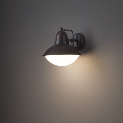 Redo 9095 - Ulkoseinävalaisin DANUBIA 1xE27/42W/230V IP44