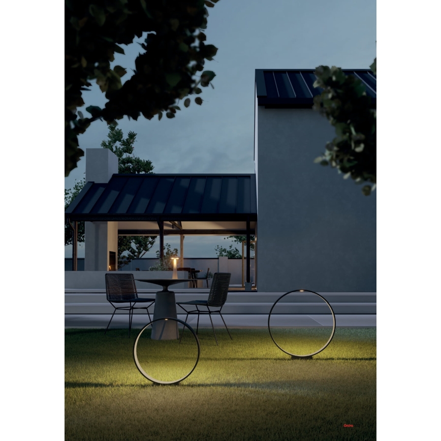 Redo 91066 - LED-ulkovalaisin ONIRO LED/15W/230V 3000K 49,5 cm CRI 90 IP65 antrasiitti