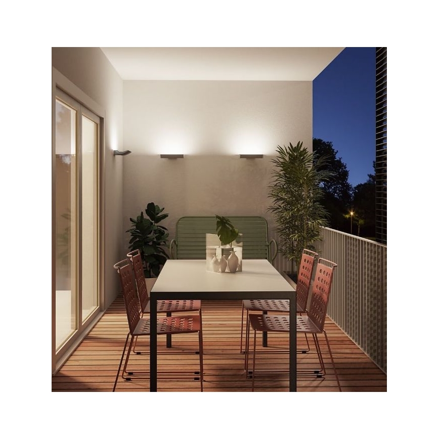 Redo 9112 - LED-ulkoseinävalaisin VELA LED/24W/230V IP54