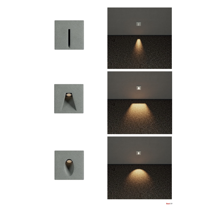 Redo 91200 - LED-ulko-opastusvalaisin BAST LED/2,5W/230V 3000K CRI 90 IP65 antrasiitti