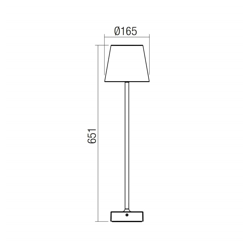 Redo 9127 - LED-ulkolamppu GIORGIO LED/7W/230V IP65 musta