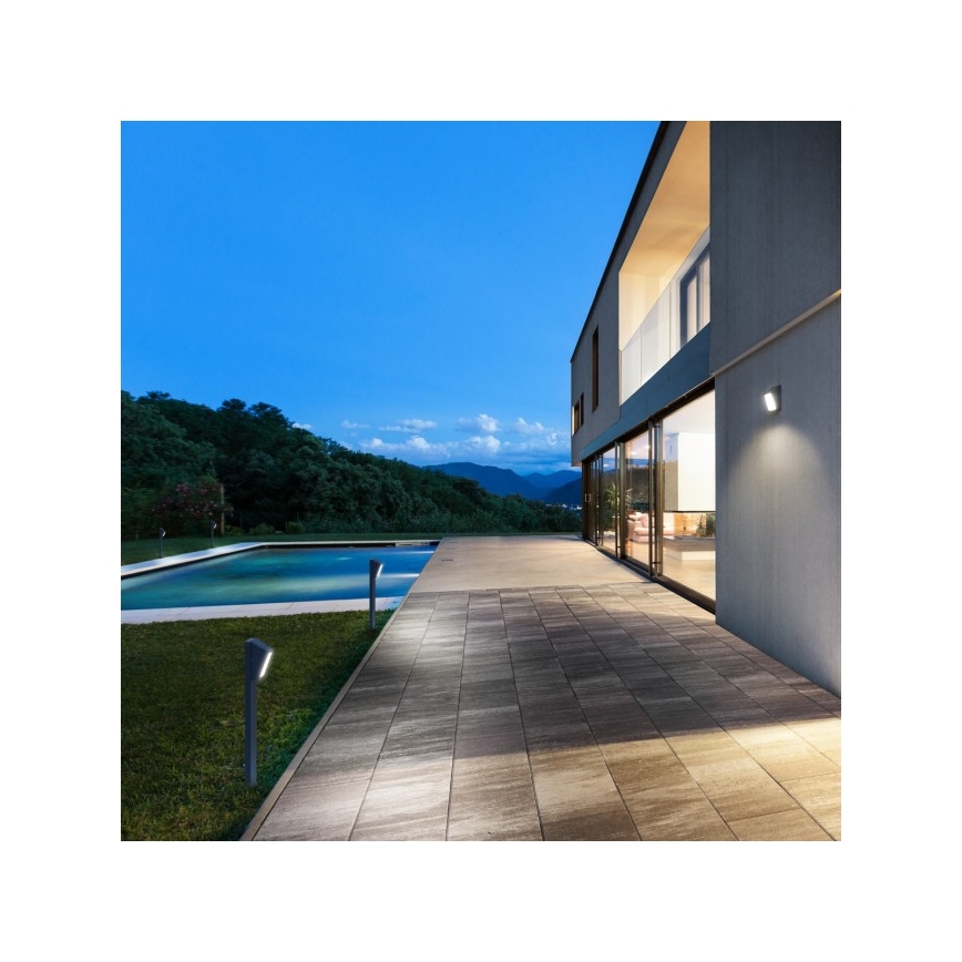 Redo 9168 - LED-ulkolamppu ARGES LED/3W/230V IP54 ruskea