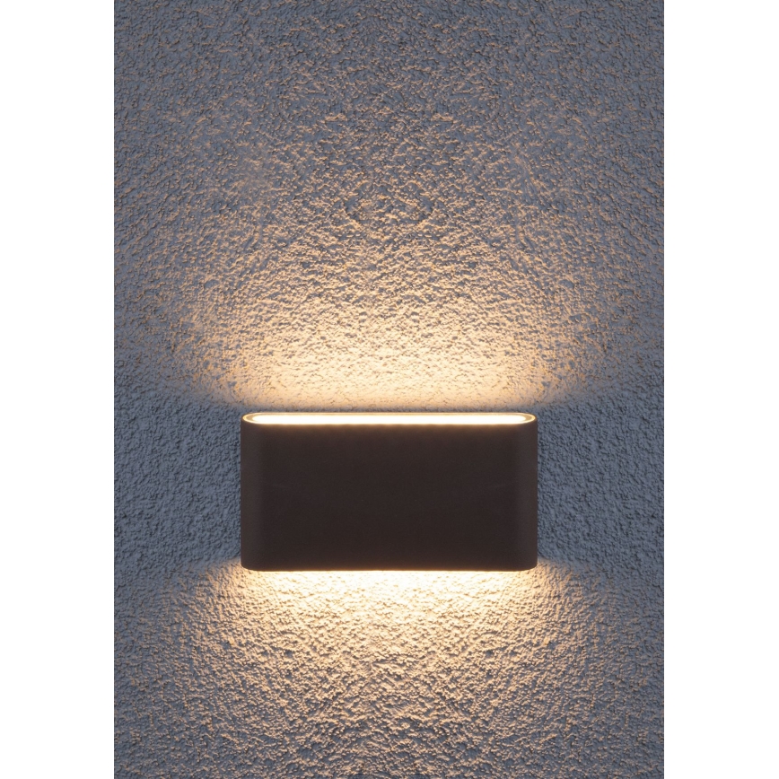 Redo 9623 - LED-ulkoseinävalaisin POCKET 2xLED/6W/230V IP54 antrasiitti