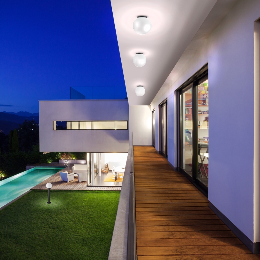 Redo 9761 - Vara-varjostin ulkokäyttöön SFERA valaisimeen pr. 20 cm IP44 valkoinen