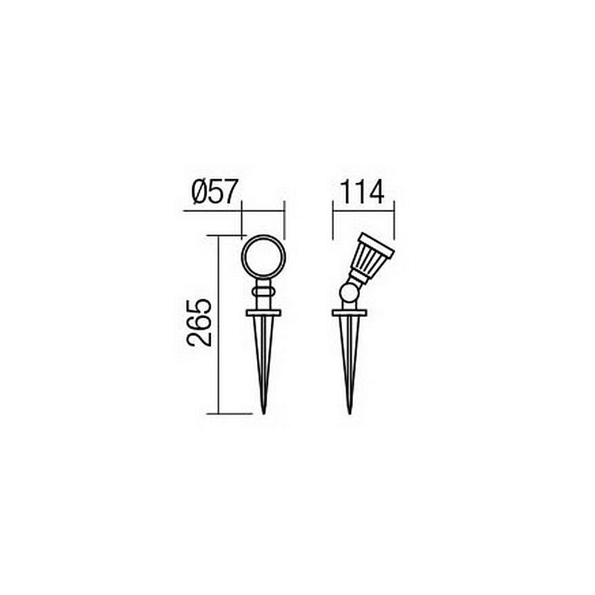 Redo 9998 - LED-ulkolamppu TIM LED/5W/230V 4000K IP65