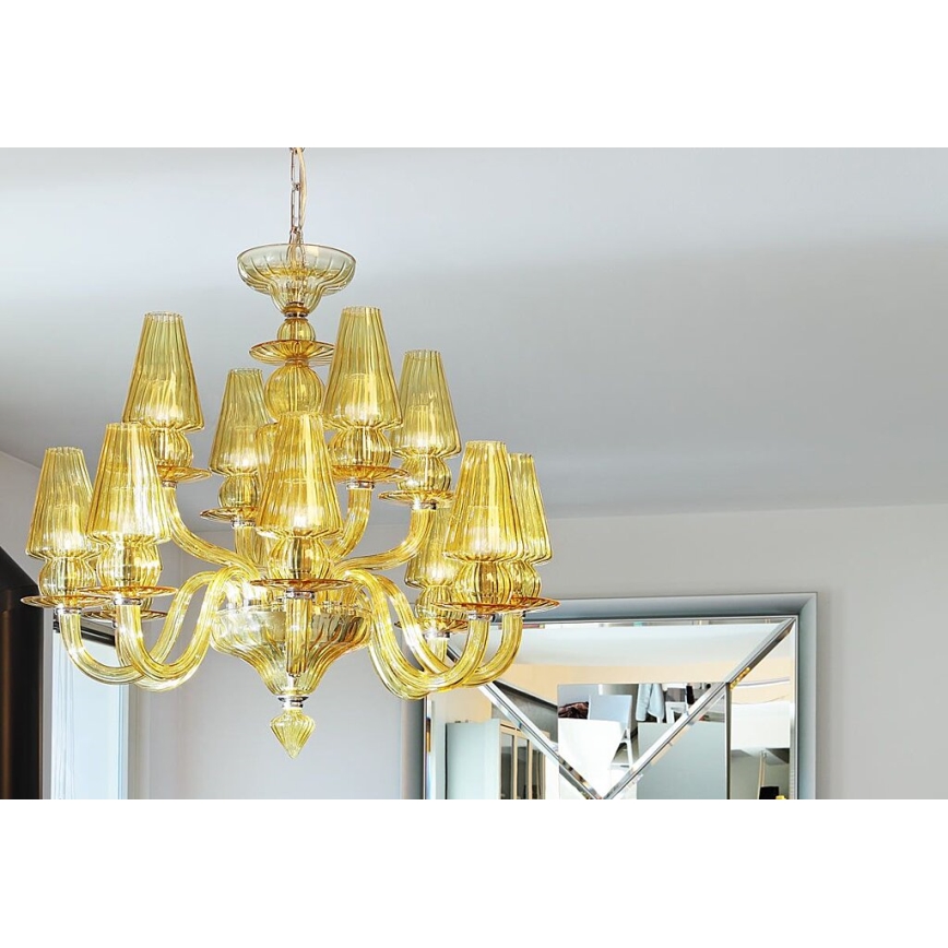 Redo IID C12 51 - Kattokruunu ketjussa IDILLIO 12xG9/48W/230V