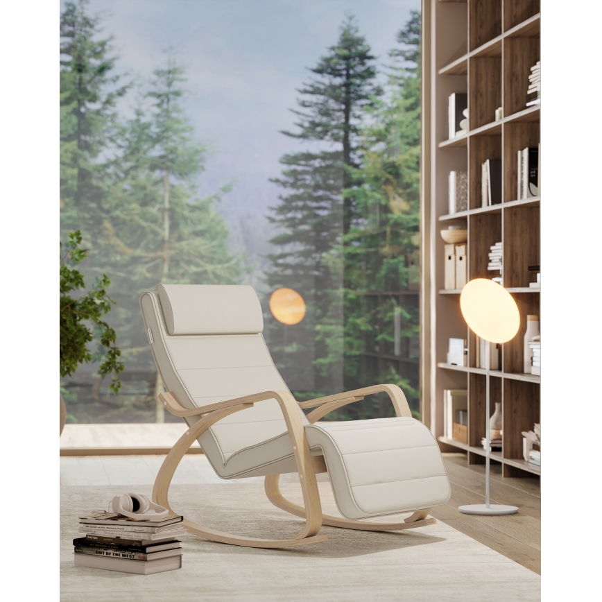 RESTLY-keinutuoli beige