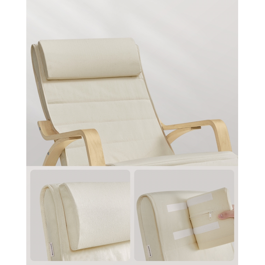 RESTLY-keinutuoli beige