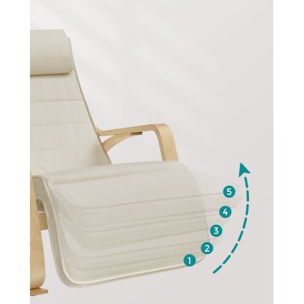 RESTLY-keinutuoli beige