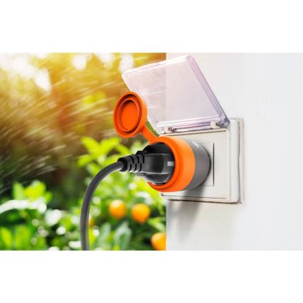 Älykäs ulko pistoke 3680W/230V/Tyyppi F SCHUKO/16A Wi-Fi IP44