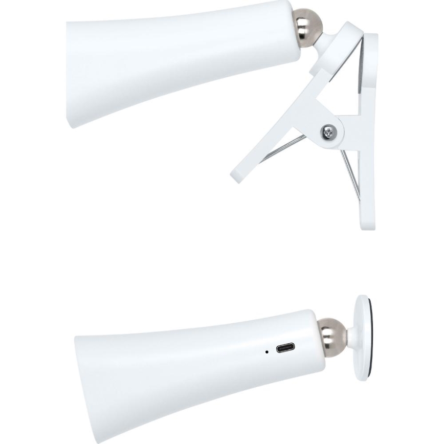 himmennettävä ja ladattava 3-in-1 LED-lamppu LED/3W/5V 1200 mAh valkoinen