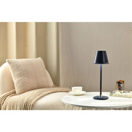 LED himmennettävä ladattava pöytävalaisin LED/3W/1800 mAh tummansininen