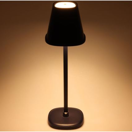 LED himmennettävä ladattava pöytävalaisin LED/3W/1800 mAh tummansininen