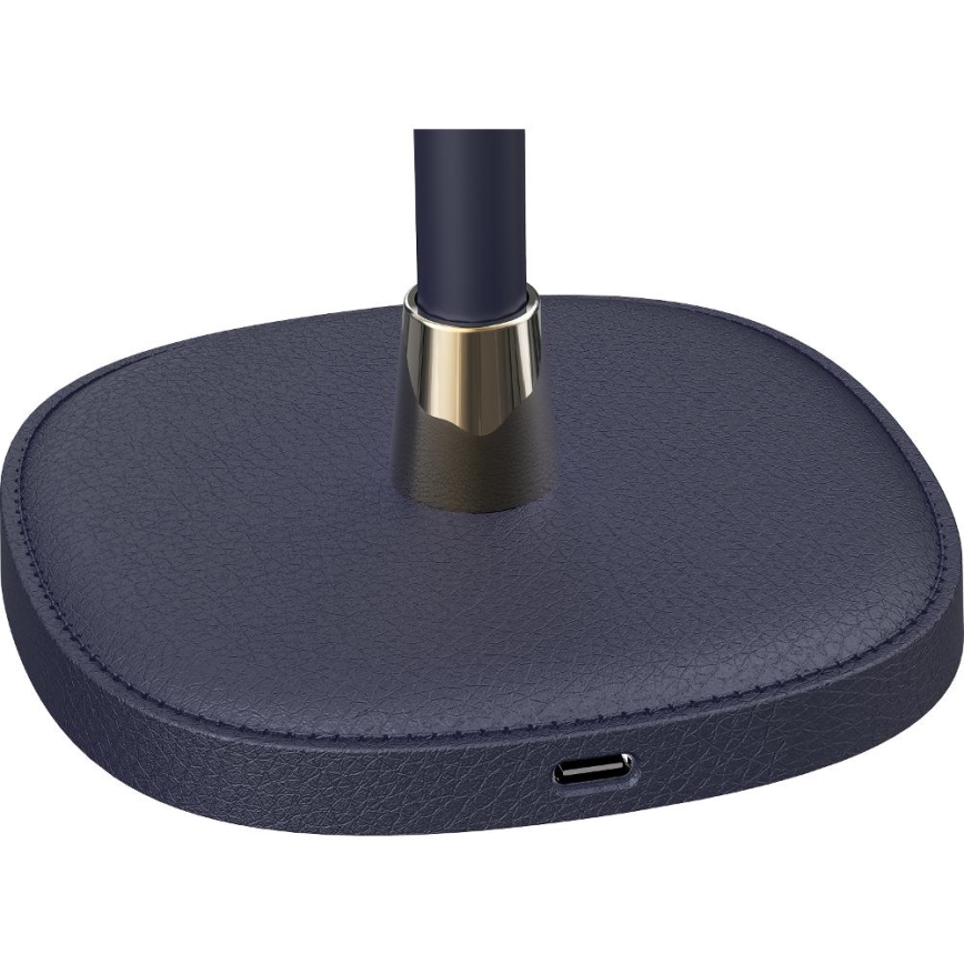 LED himmennettävä ladattava pöytävalaisin LED/3W/1800 mAh tummansininen