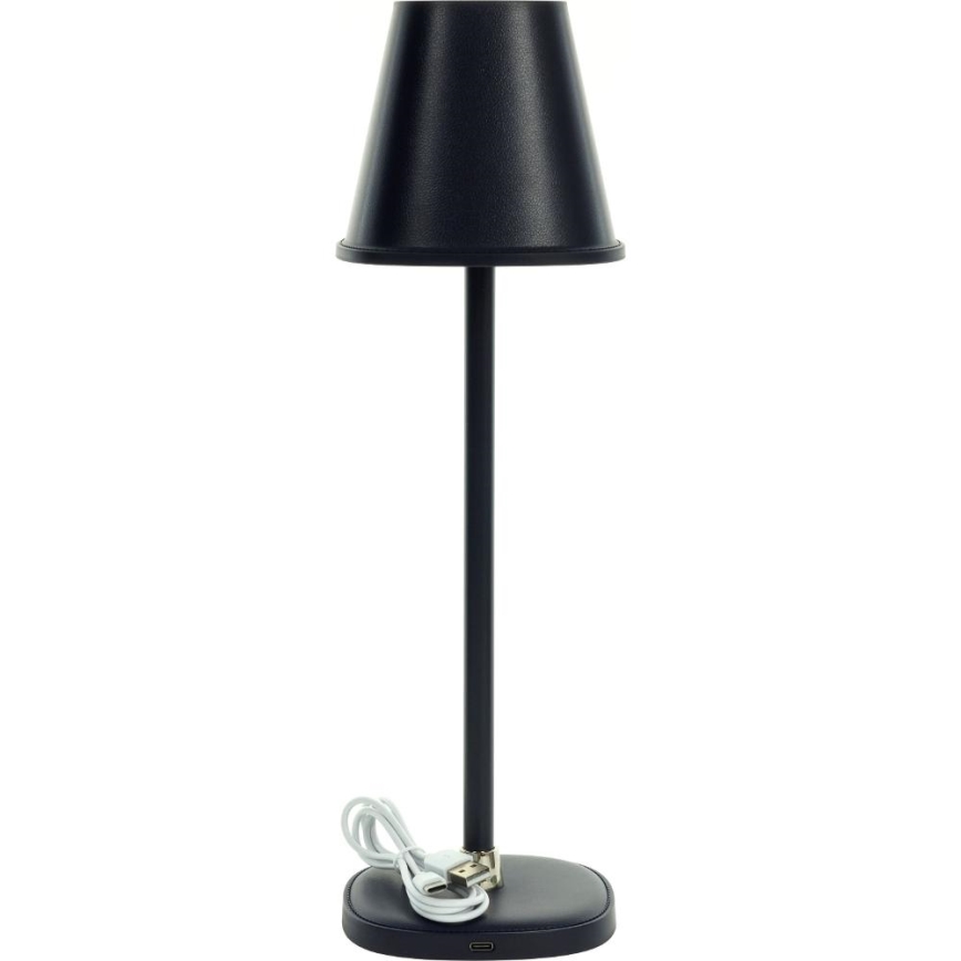 LED himmennettävä ladattava pöytävalaisin LED/3W/1800 mAh tummansininen