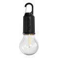 Retlux - Himmennettävä ladattava LED-taskulamppu LED/0,3W/USB 400 mAh IP44 musta