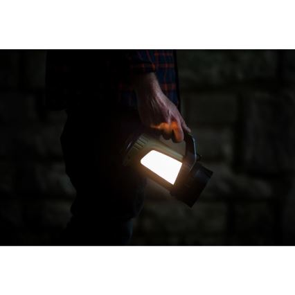 LED himmennettävä ladattava ulkovalaisin varavirtatoiminnolla LED/21W/4400 mAh IP44