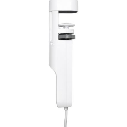 Jatkojohto pöytäkiinnityksellä 3 pistorasiaa (E-tyyppi) + 2xUSB-A + 1xUSB-C 1,5m valkoinen