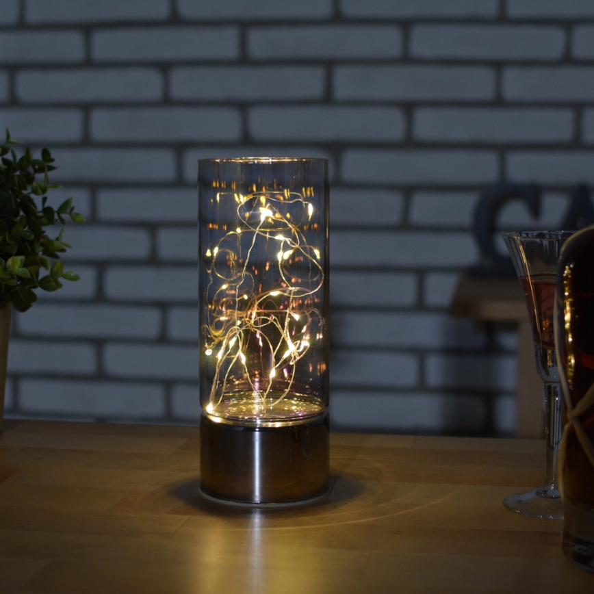 Koriste LED-ketjulla 3xAA lämmin valkoinen