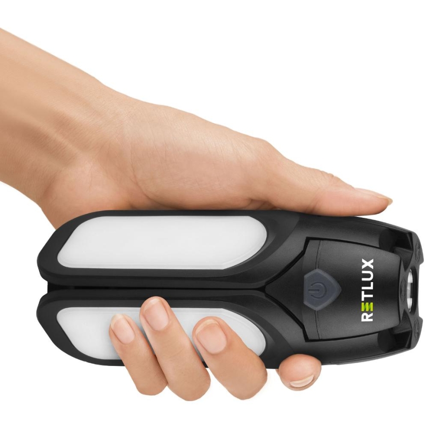 LED-ladattava retkeilyvalaisin aurinkopaneelilla LED/3W/1600 mAh IPX4