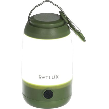 LED Himmennettävä kannattava lamppu LED/3W/3xAAA vihreä