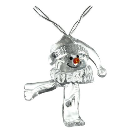 LED-jouluketju 10xLED/2xAA/lämpimänvalkoinen 1,65m lumiukkoja