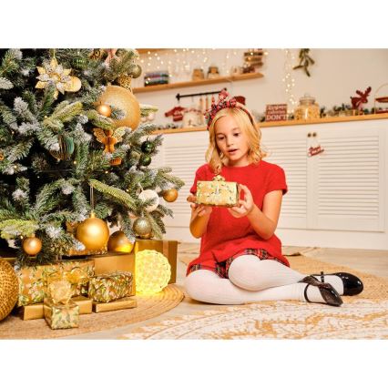 LED-joulukoriste LED/230V/lämpimänvalkoinen pallo