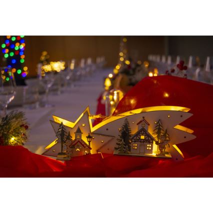 LED Joulukoriste LED/2xAA komeetta