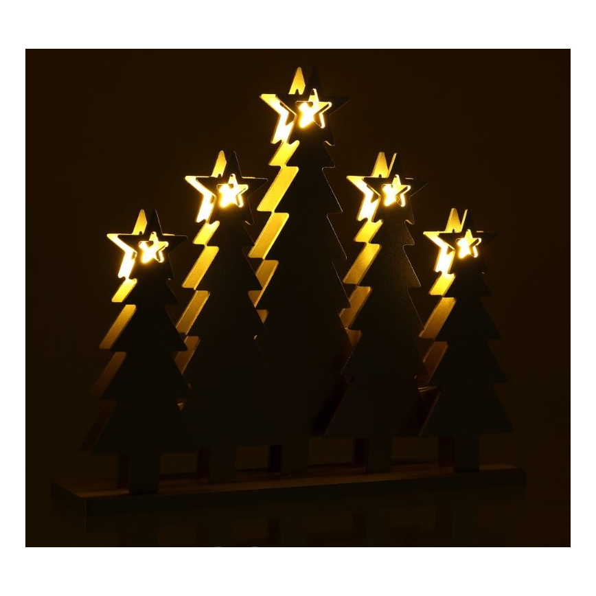 LED joulukoriste LED/2xAAA kuuset