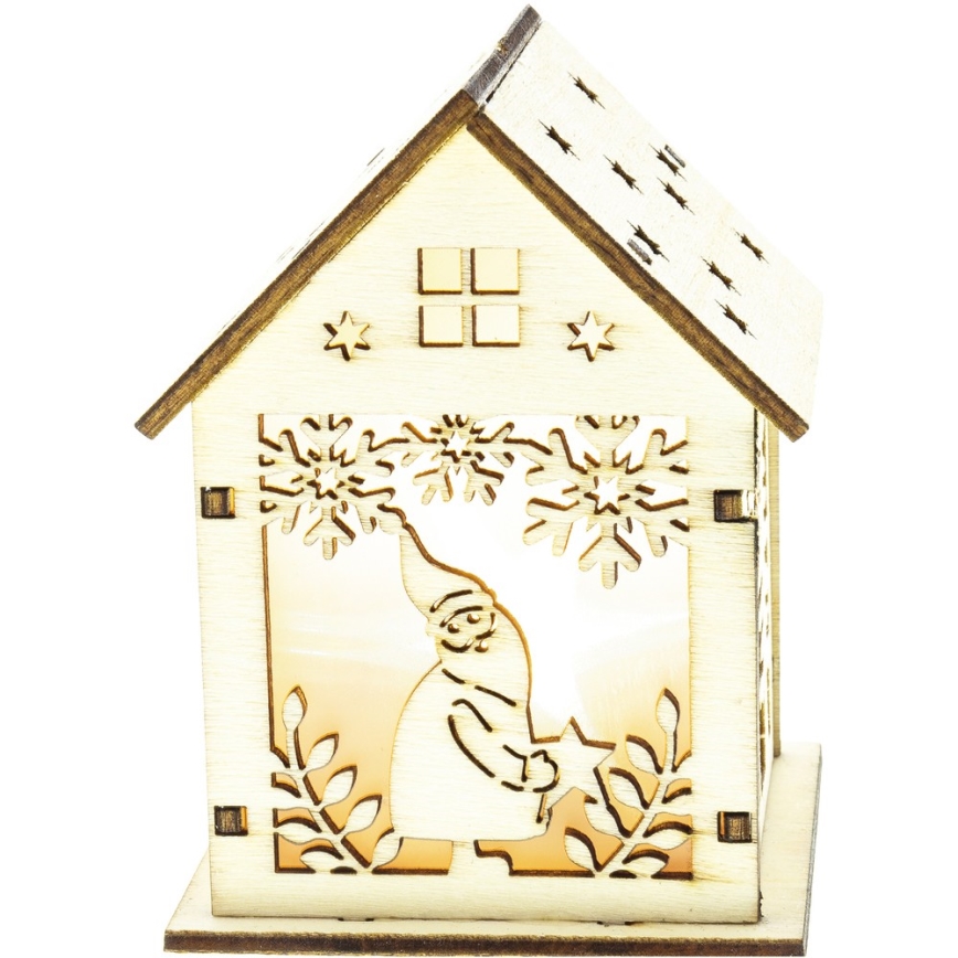 LED-joulukoriste LED/2xLR44 lämmin valkoinen