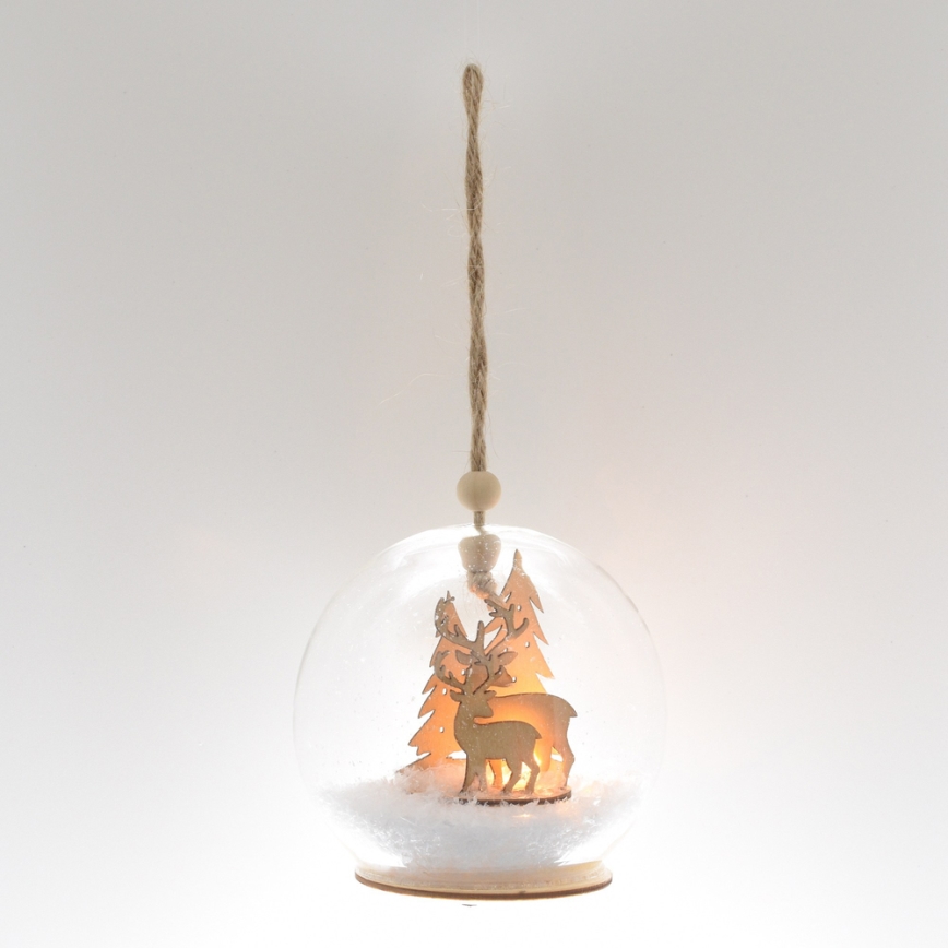 LED-joulukoriste LED/3xLR44 lämpimänvalkoinen