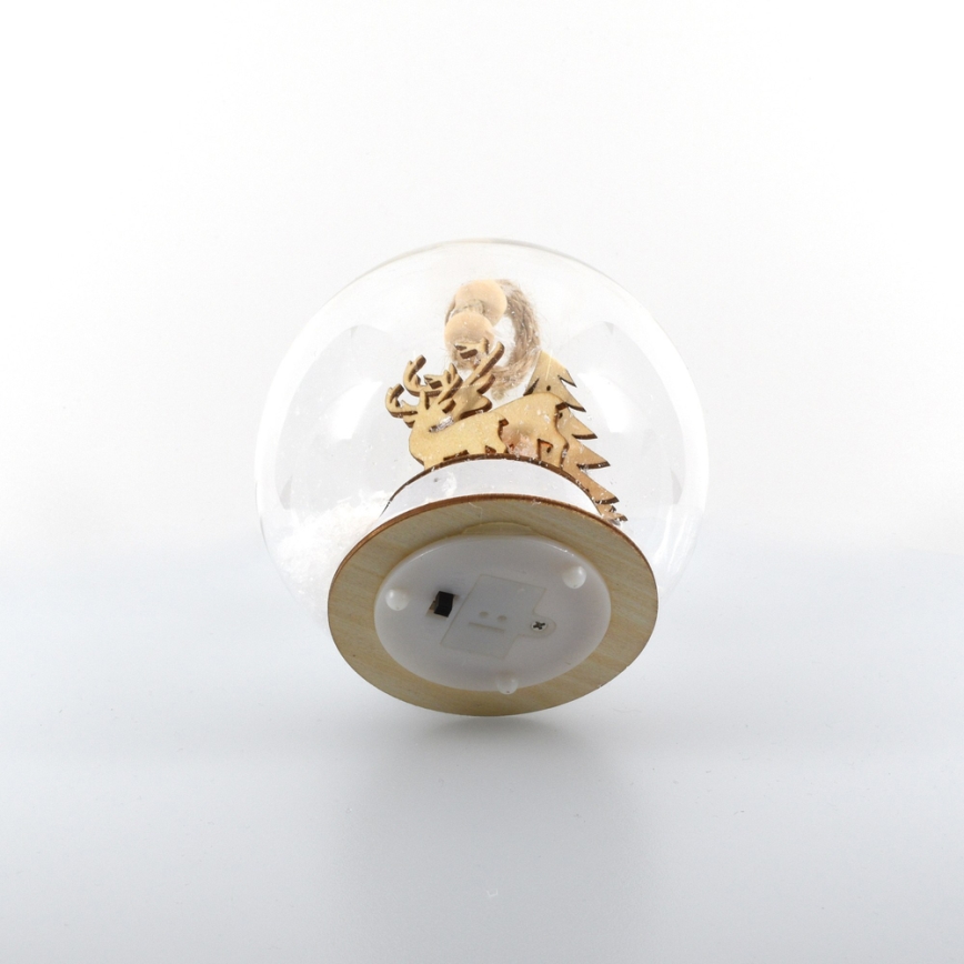 LED-joulukoriste LED/3xLR44 lämpimänvalkoinen