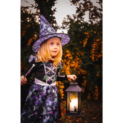 LED Koriste HALLOWEEN LED/3xAAA/lämpimänvalkoinen lyhty