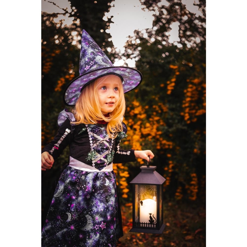 LED Koriste HALLOWEEN LED/3xAAA/lämpimänvalkoinen lyhty
