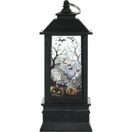 LED Koriste HALLOWEEN LED/3xAAA/lämpimänvalkoinen lyhty kurpitsoilla