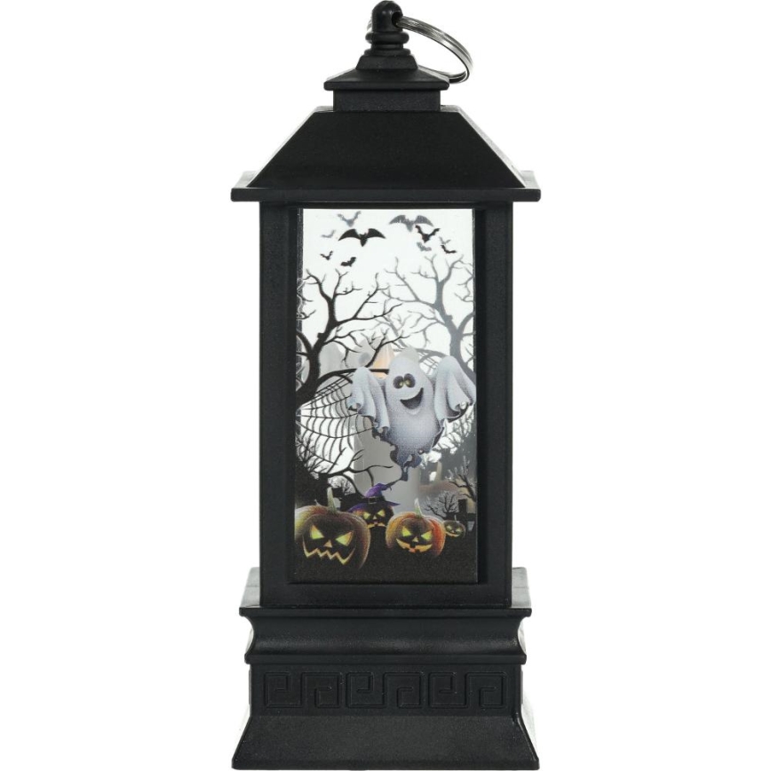 LED Koriste HALLOWEEN LED/3xAAA/lämpimänvalkoinen lyhty kurpitsoilla