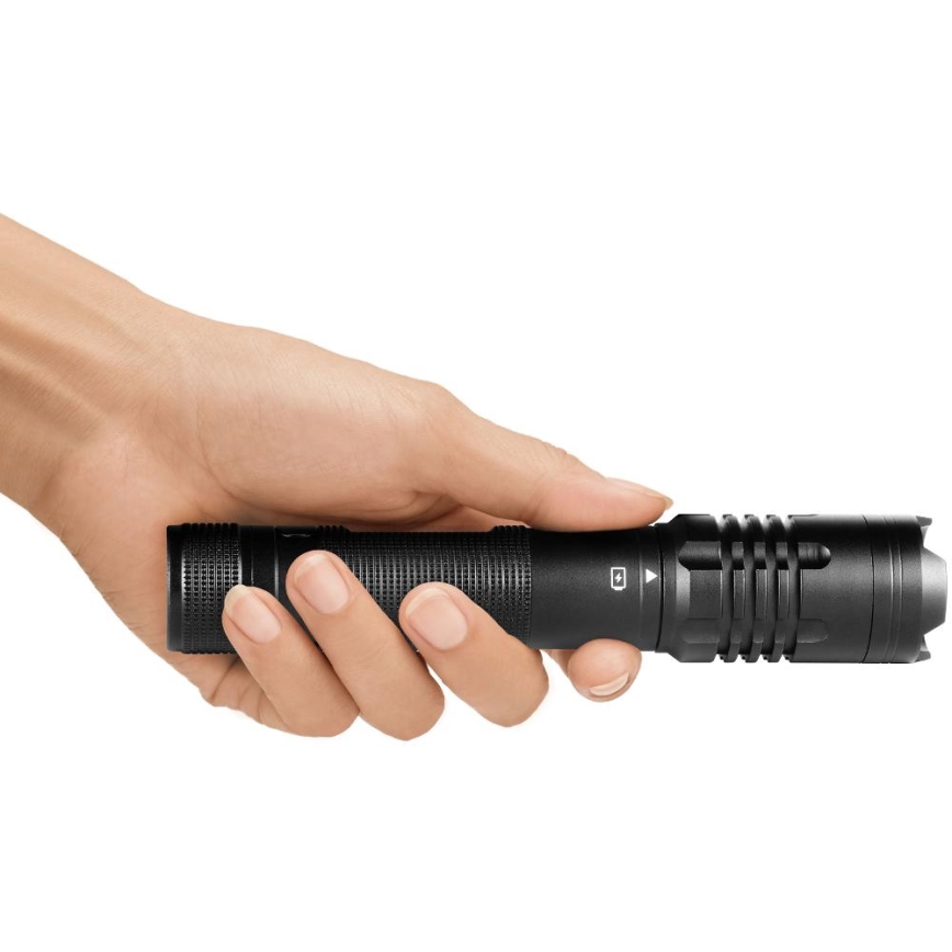 LED Ladattava alumiininen taskulamppu virtapankkitoiminnolla LED/2000 mAh 1000 lm IP22