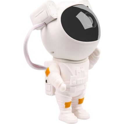 Retlux - LED lastenprojektori 230V astronautti 23,3 cm + kaukosäädin