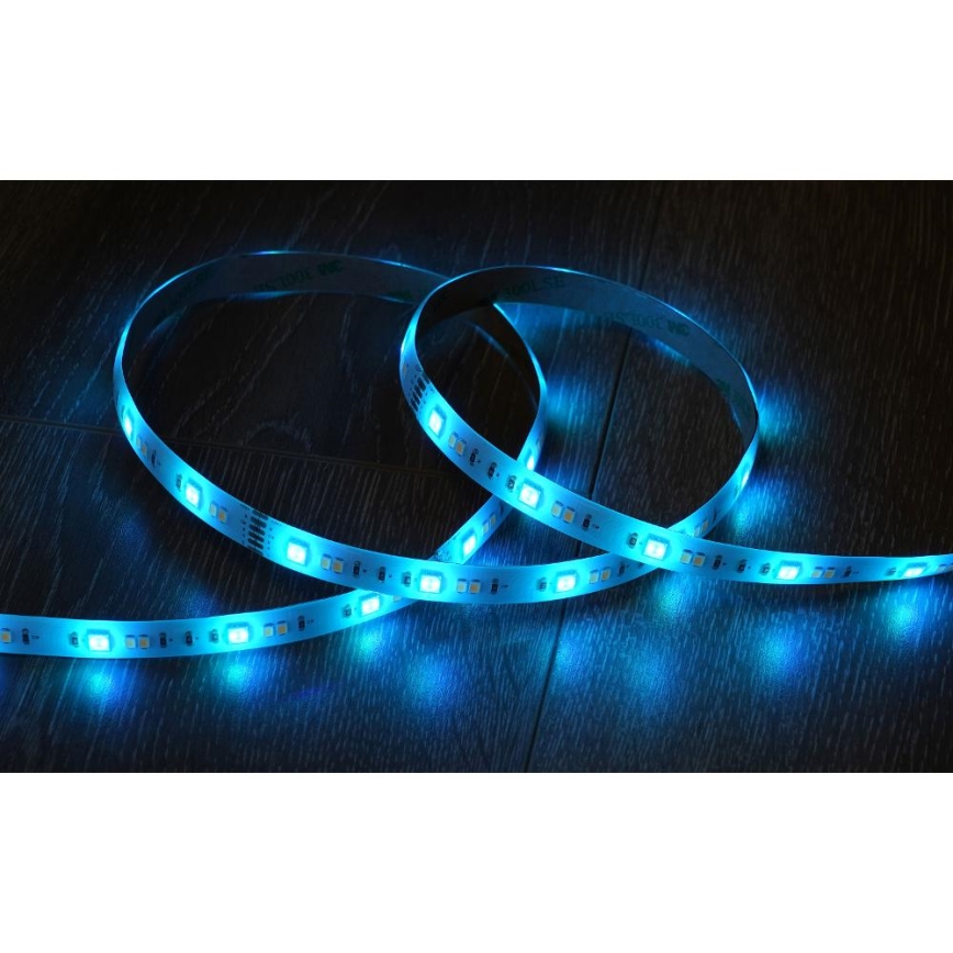 LED RGBW älykkäästi himmennettävä nauha 5m LED/230V 2700-6500K Wi-Fi Tuya + kaukosäädin