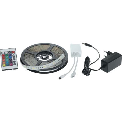 LED RGBW älykkäästi himmennettävä nauha 5m LED/230V 2700-6500K Wi-Fi Tuya + kaukosäädin