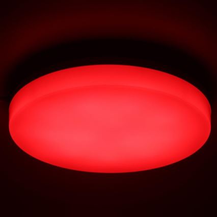 LED RGBW himmennettävä kylpyhuoneen kattovalaisin LED/20W/230V Wi-Fi IP44 valkoinen