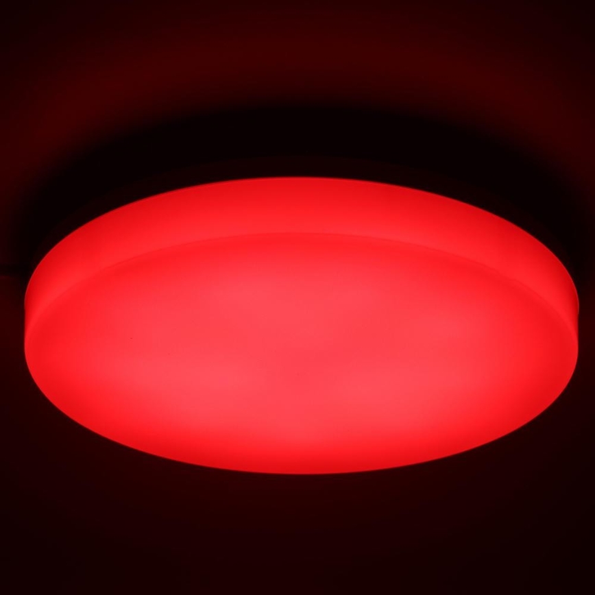 LED RGBW himmennettävä kylpyhuoneen kattovalaisin LED/20W/230V Wi-Fi IP44 valkoinen