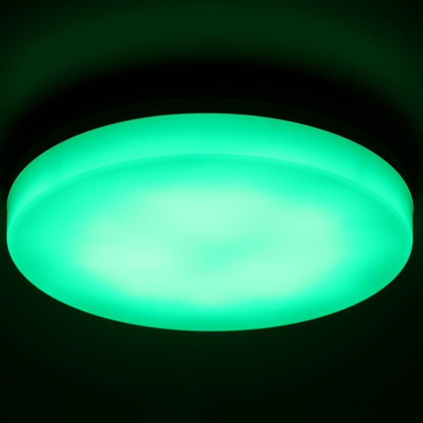 LED RGBW himmennettävä kylpyhuoneen kattovalaisin LED/20W/230V Wi-Fi IP44 valkoinen