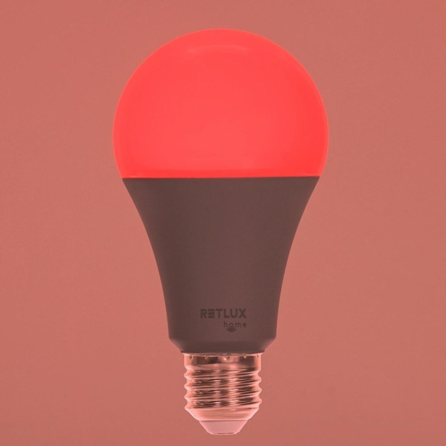 LED RGBW himmennettävä lamppu A70 E27/14W/230V 2700-6500K Wi-Fi Tuya