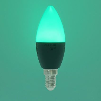 LED RGBW himmennettävä lamppu C37 E14/4,5W/230V 2700-6500K Wi-Fi Tuya