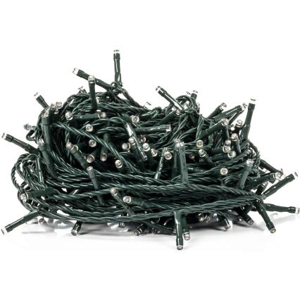 LED-ulkojouluketju 1000xLED 105m lämpimänvalkoinen IP44