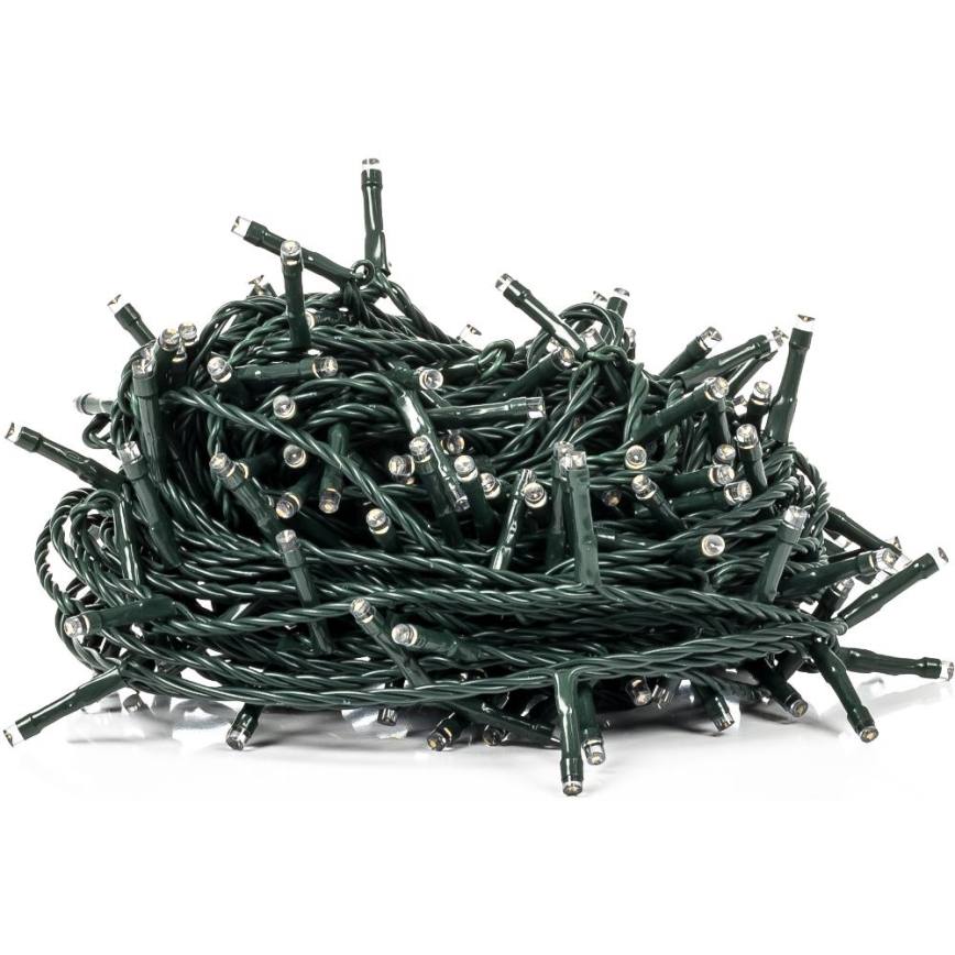 LED-ulkojouluketju 1000xLED 105m lämpimänvalkoinen IP44